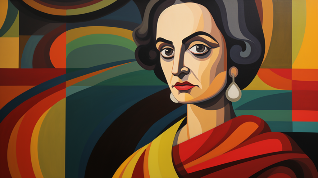 Indira Gandhi, by Midjourney